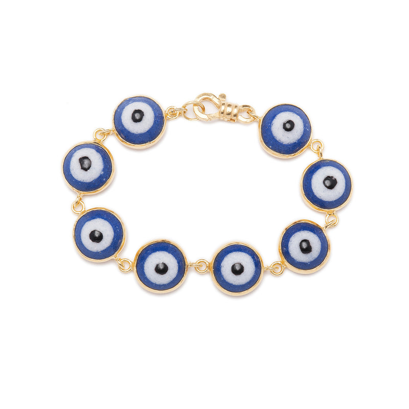 Dark Blue Evil Eye Bracelet