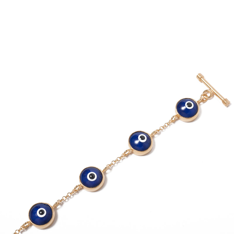 Dark Blue Evil Eye Bracelet