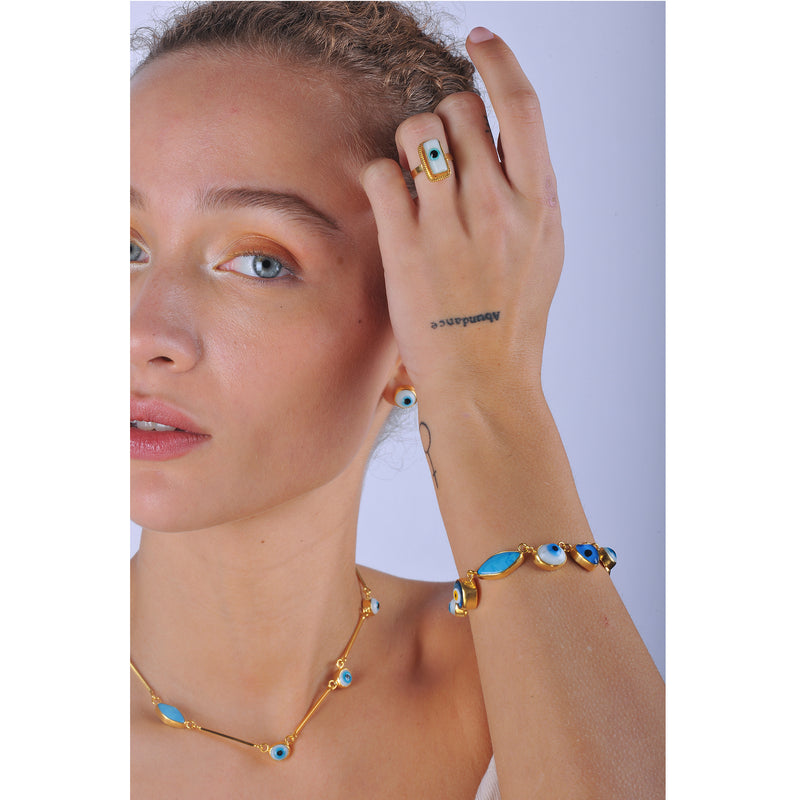 Antique Evil Eye Ring N5