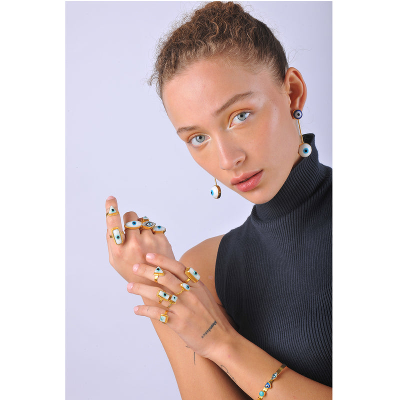 Antique Evil Eye Ring N3