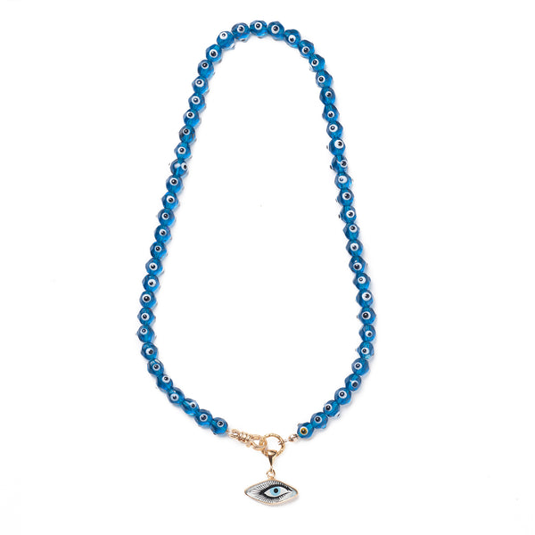 Vintage Glass Bead Necklace N23