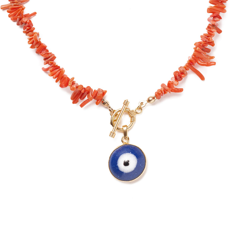 Vintage Coral Necklace N2