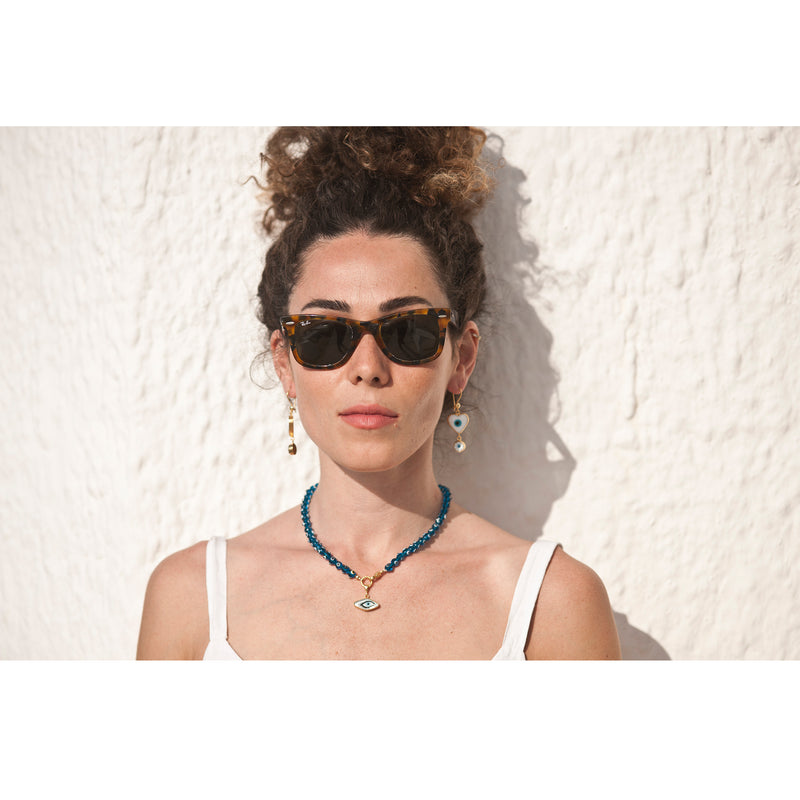 Vintage Glass Bead Necklace N23
