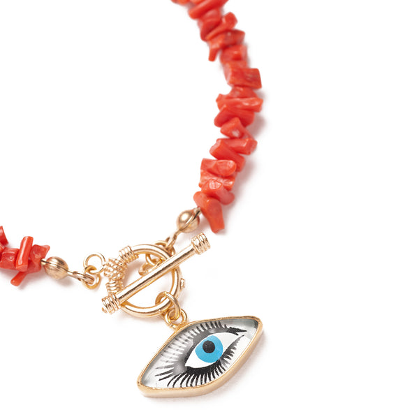 Vintage Coral Bracelet B1
