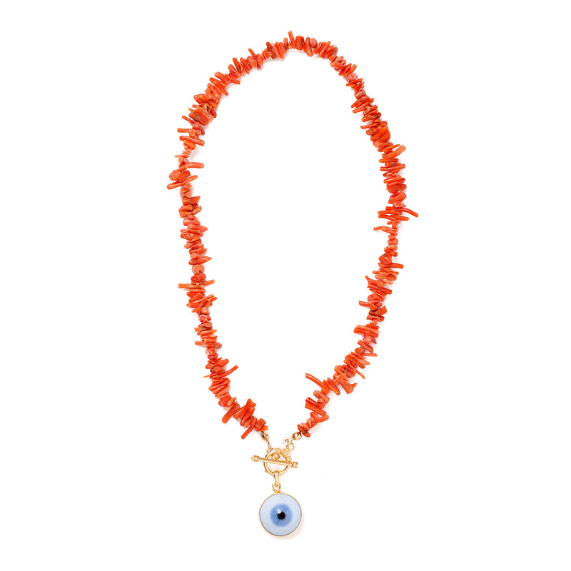 Vintage Coral Necklace N1