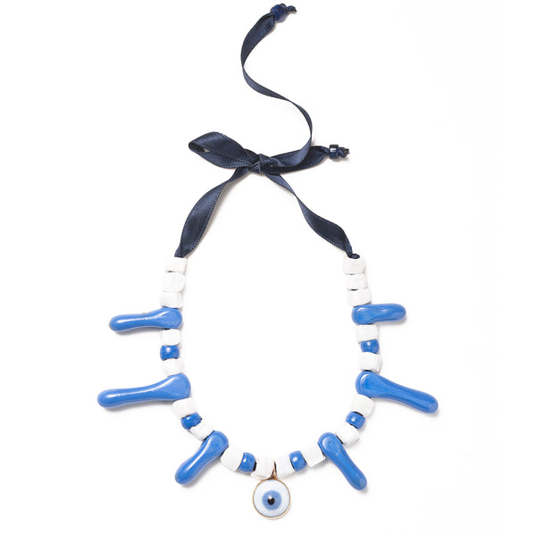 Vintage Glass Bead Necklace N5