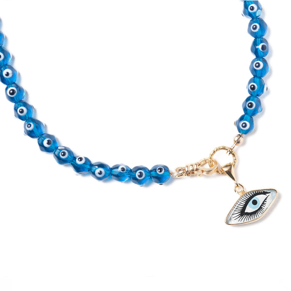 Vintage Glass Bead Necklace N23
