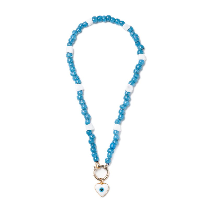 Vintage Glass Bead Necklace N4